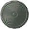 Ekena Millwork Shakuras Ceiling Medallion (Fits Canopies up to 5"), Hand-Painted Cloud Burst Crackle, 24"OD x 3"P CM24SHCBC - alternate 1
